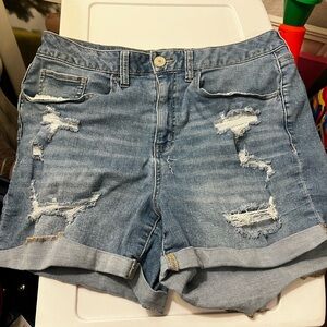 SO juniors blue jean shorts size 15/32